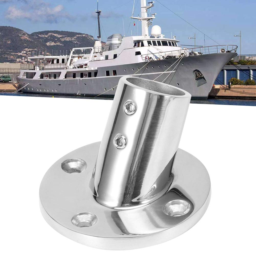 Raccord Pliable Pour Garde-corps De Bateau En Acier Inoxydable 316 - Diamètre 25 Mm, Finition Miroir - 5