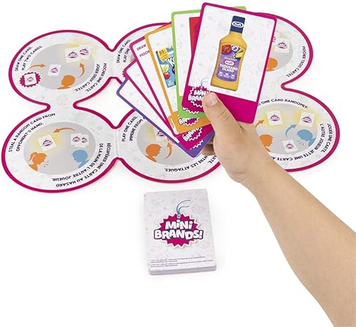 Miniatura 4 de Spin Master 6063724 Surprise Mini Brands Supermarket Race Juego de mesa de 5 piezas con 2 movers coleccionables