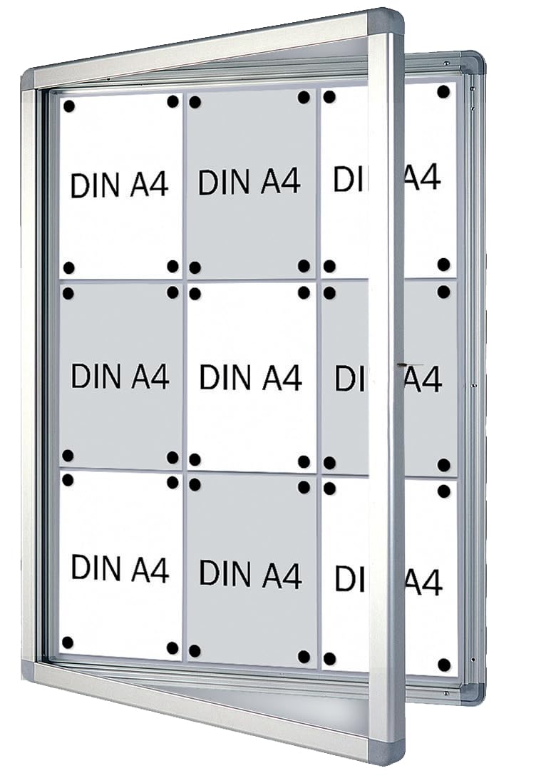 Franken SK9SE Eco Panneau d'affichage à double porte magnétique Blanc 75 x 101,1 x 4,5 cm Format A4