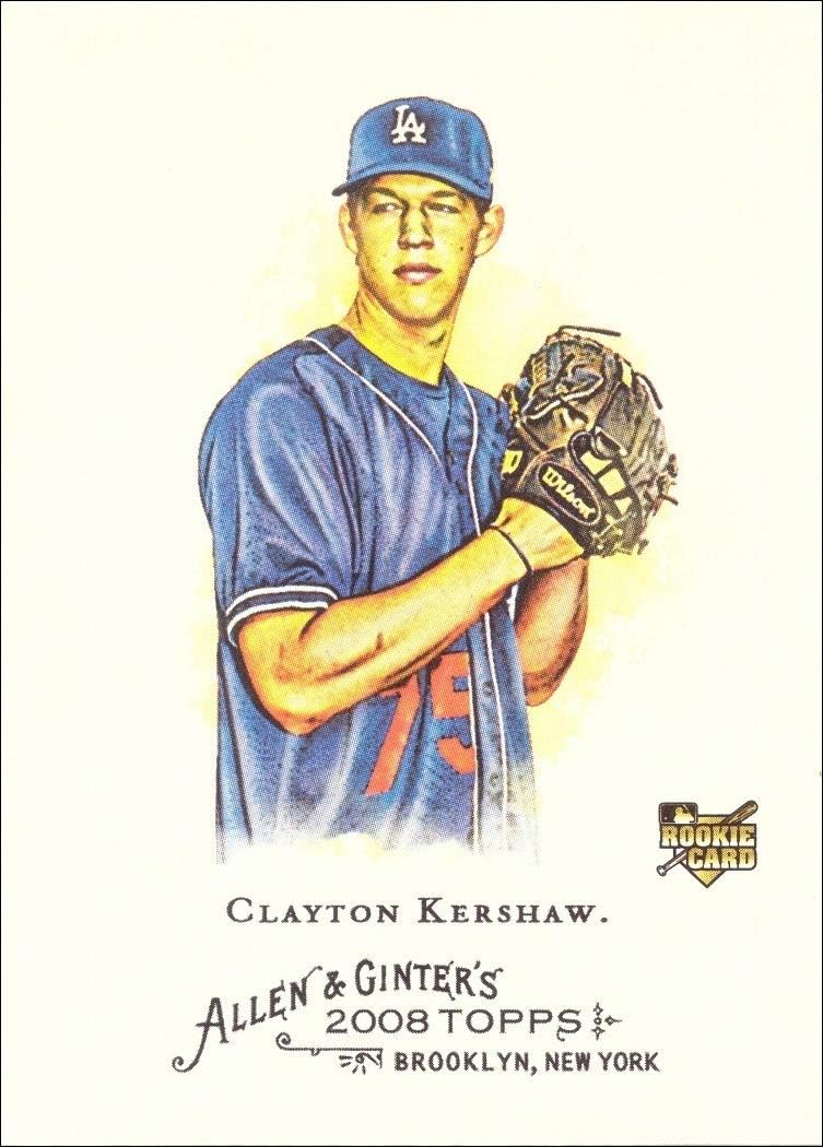 2008 Topps Allen & Ginter Baseball #72 Clayton Kershaw Rookie Card