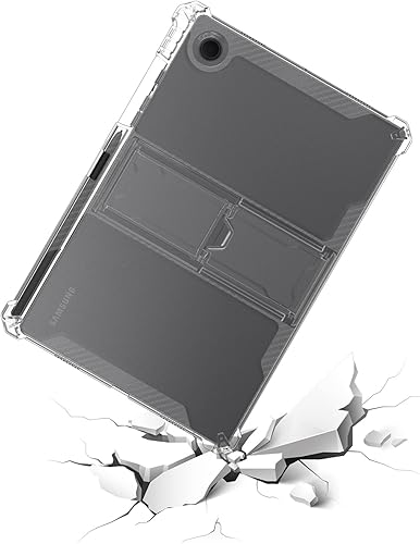 Miniatura 5 de Dteck Funda para Galaxy Tab A7 Lite 8.7 SM-T220T225T227, Funda de piel sintética con soporte de visión multiángulo con cubierta trasera de TPU