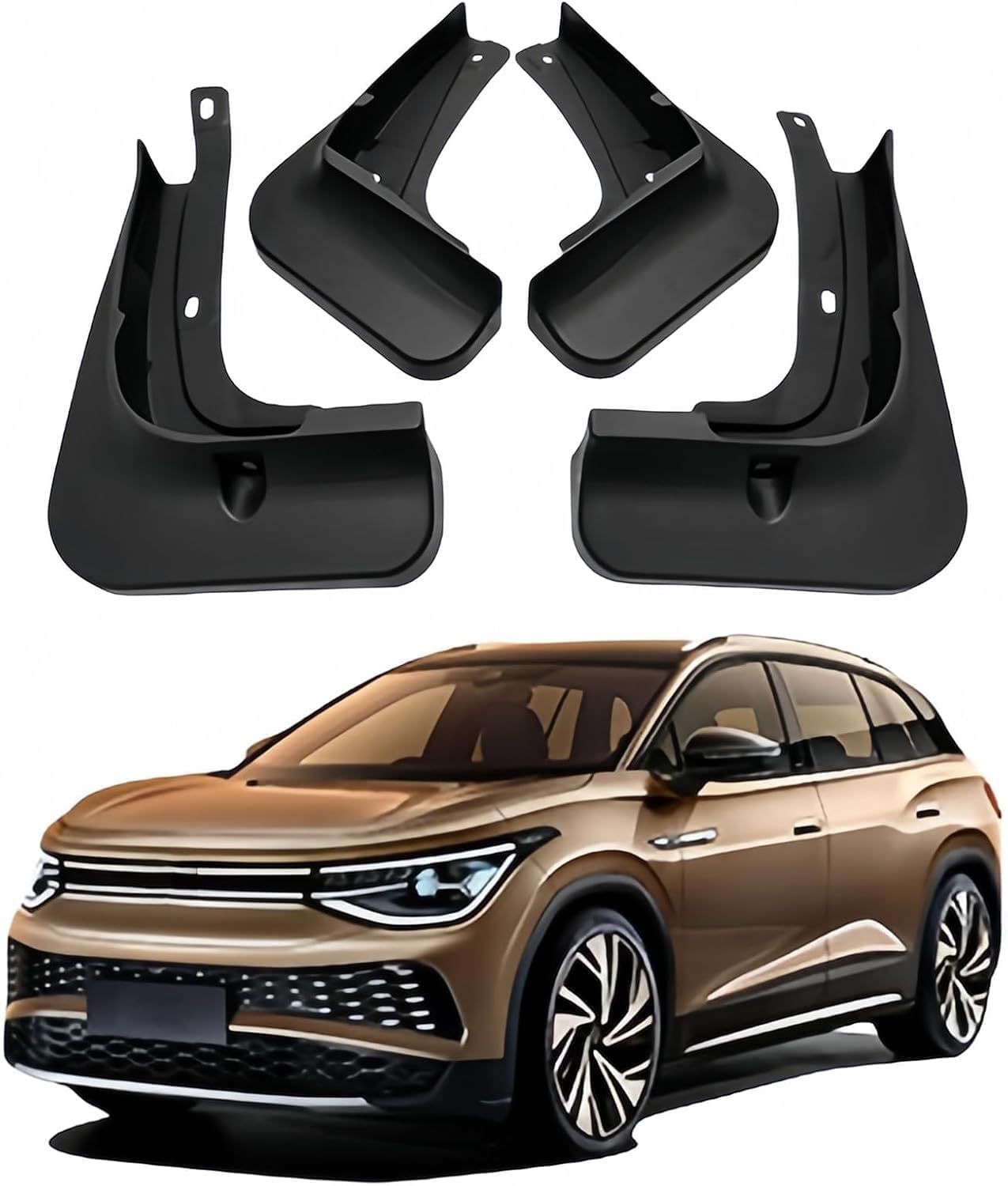 NYSLDSCO Mud Flaps for Volkswagen lD.6X 2021 2022 2023 2024 2025
