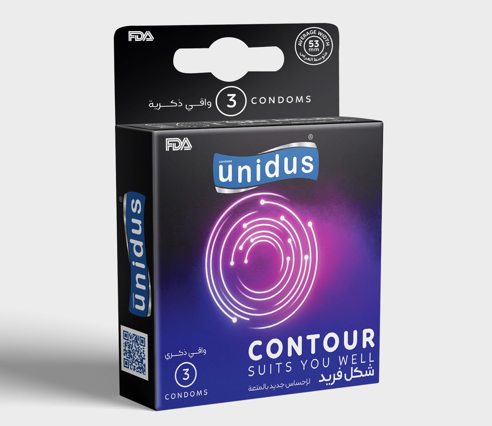 Condom - CONTOUR - suits you well - Lubricated Condoms for Men, Pack of 3