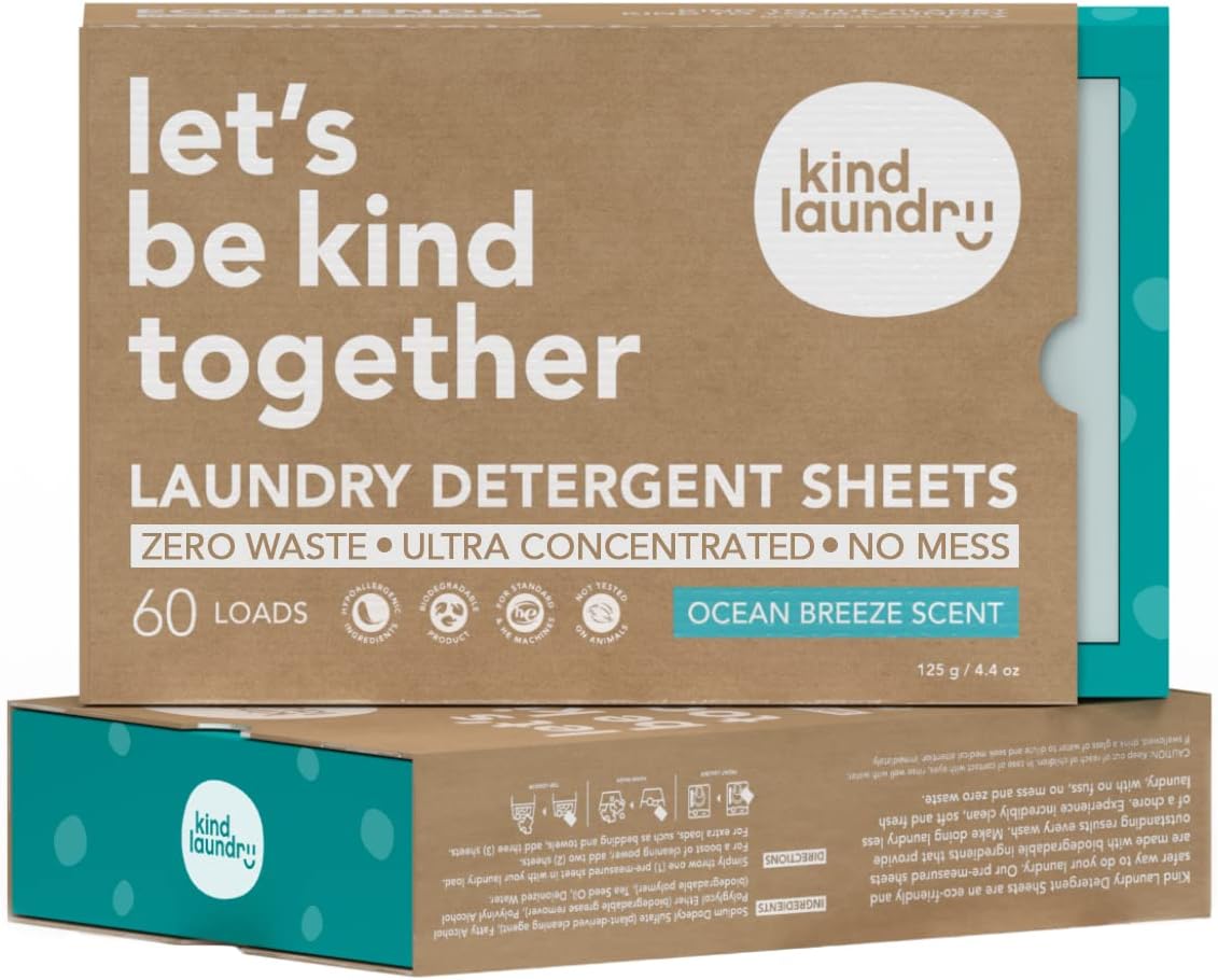 Kind Laundry Detergent Sheets with Powerful StainFighting