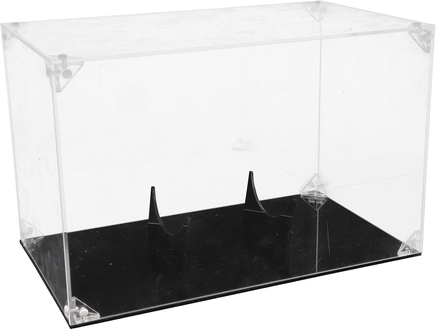 BESTonZON Acrylic Rugby Display Case with Detachable Lid, Household Tabletop Football Holder, Multipurpose Desktop Sports Memorabilia Showcase