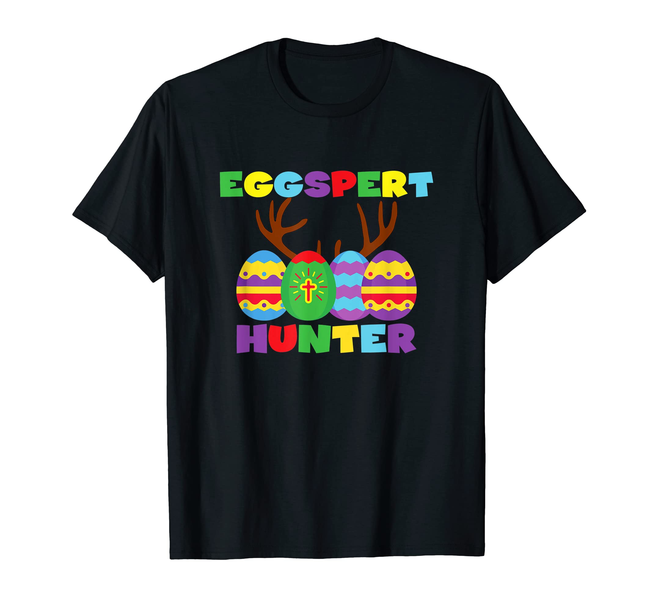 Easter Shirts For Boys Girls Eggspert Hunter Tshirt For Kids T-Shirt