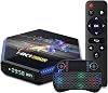 Android 11.0 TV Box, HK1 RBOX R2 8GB RAM 64GB ROM RK3566 Chipset Smart Set Top Box Builtin 2.4G/5G WIFI Bluetooth 4.2, Media Player Support 3D 8K UHD Videos, with Wireless Mini Keyboard,4GB+64GB [Energy Class A]