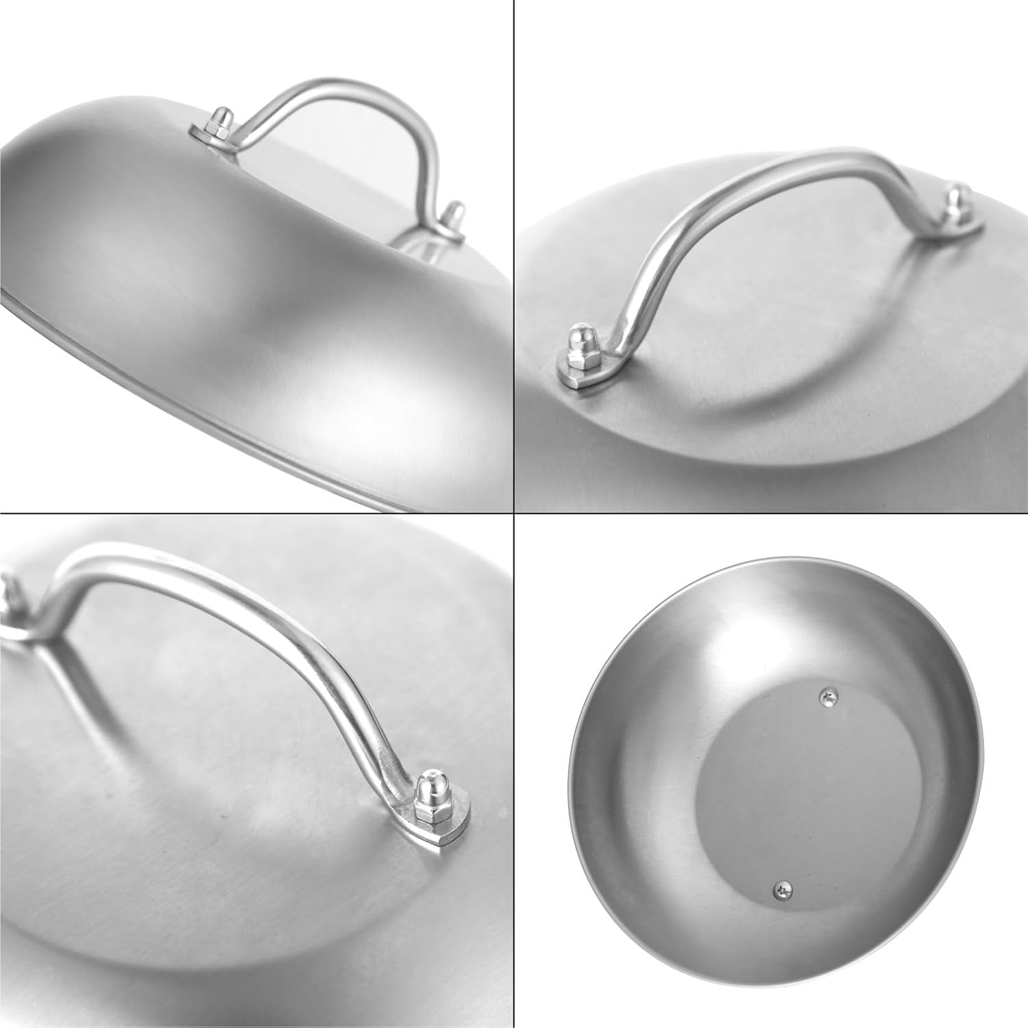 9" Wide Smashed Burger Griddle Accessory Dome for Blackstone Melting & Basting Cover for Griddle, Commercial Grade Stainless Steel Steaming Dome - Perfect for Flat Top Grills & Outdoor Cooking thumbnail