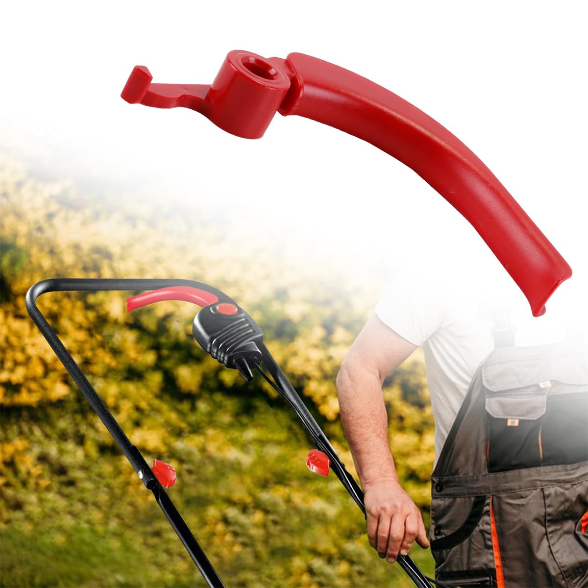 2 pezzi Maniglia leva di posizionamento rossa compatibile con Rotak 320 340 32 34 36 37 F016L66238 3600H81A72