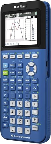 Texas Instruments TI-84 Plus CE Blueberry Graphing Calculator