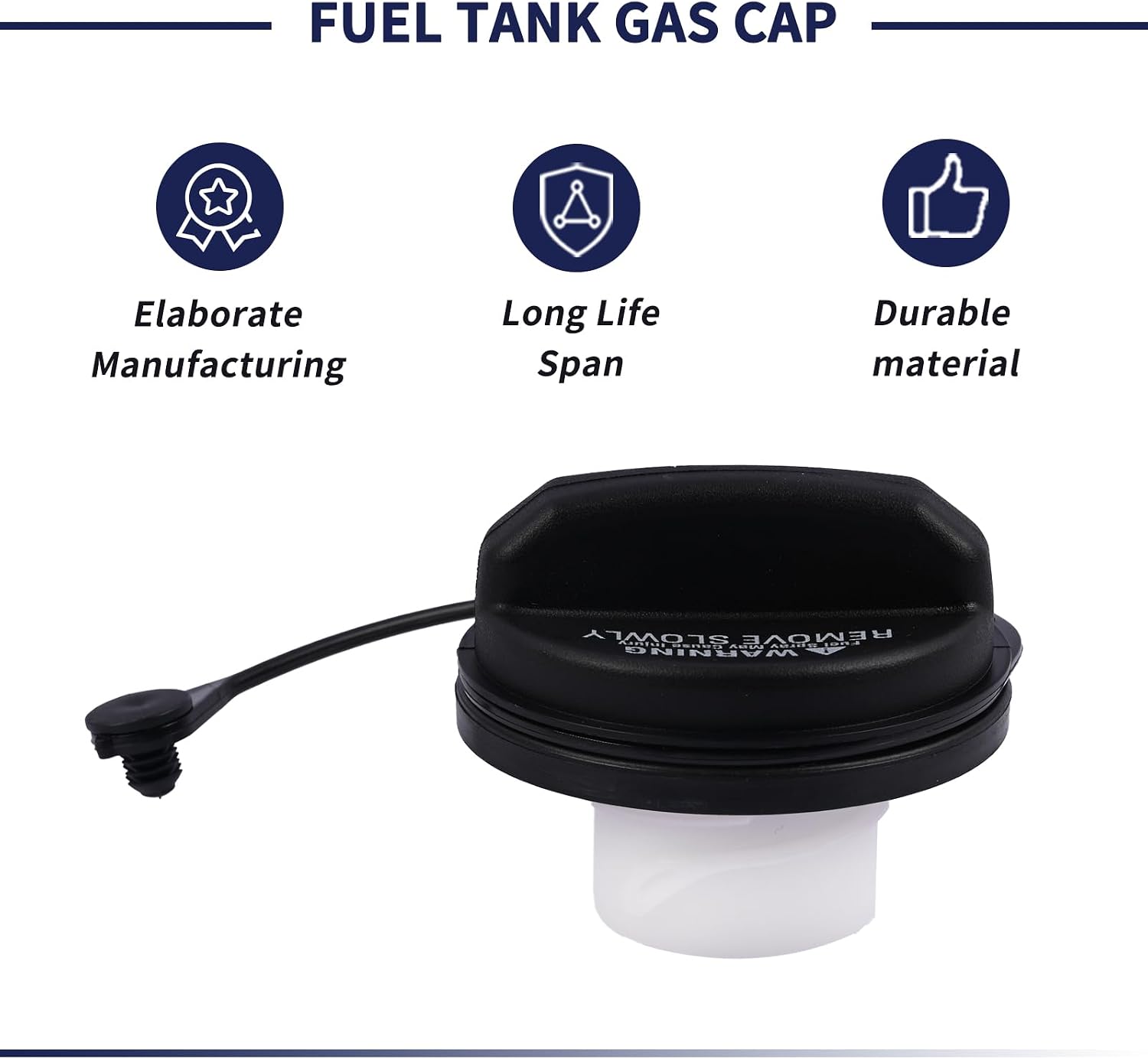 GS3L-42-250B Fuel Gas Cap Tank Filler Compatible with Mazda 3 6 CX-7 CX-9 2007-2015 Replace GS3L42250B Fuel Tank Cap