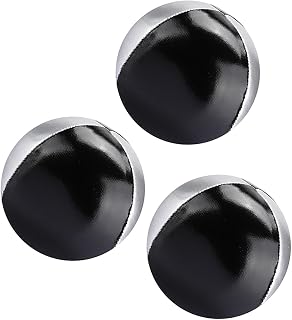 Estink 3PCS Juggling Balls, PU Leather Performance Props with Soft Smooth Texture, Tear for Indoor Leisure Play Professional Juggling Entertainment