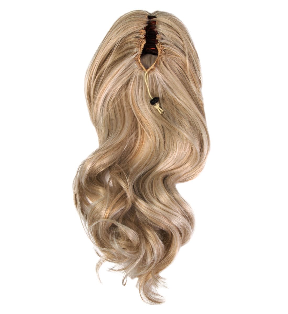 Hairuwear Hairdo 21" Soft Curls Claw Pony Extension, Soft Flowing Waves Pony Attachment, R19/23 Biscuit