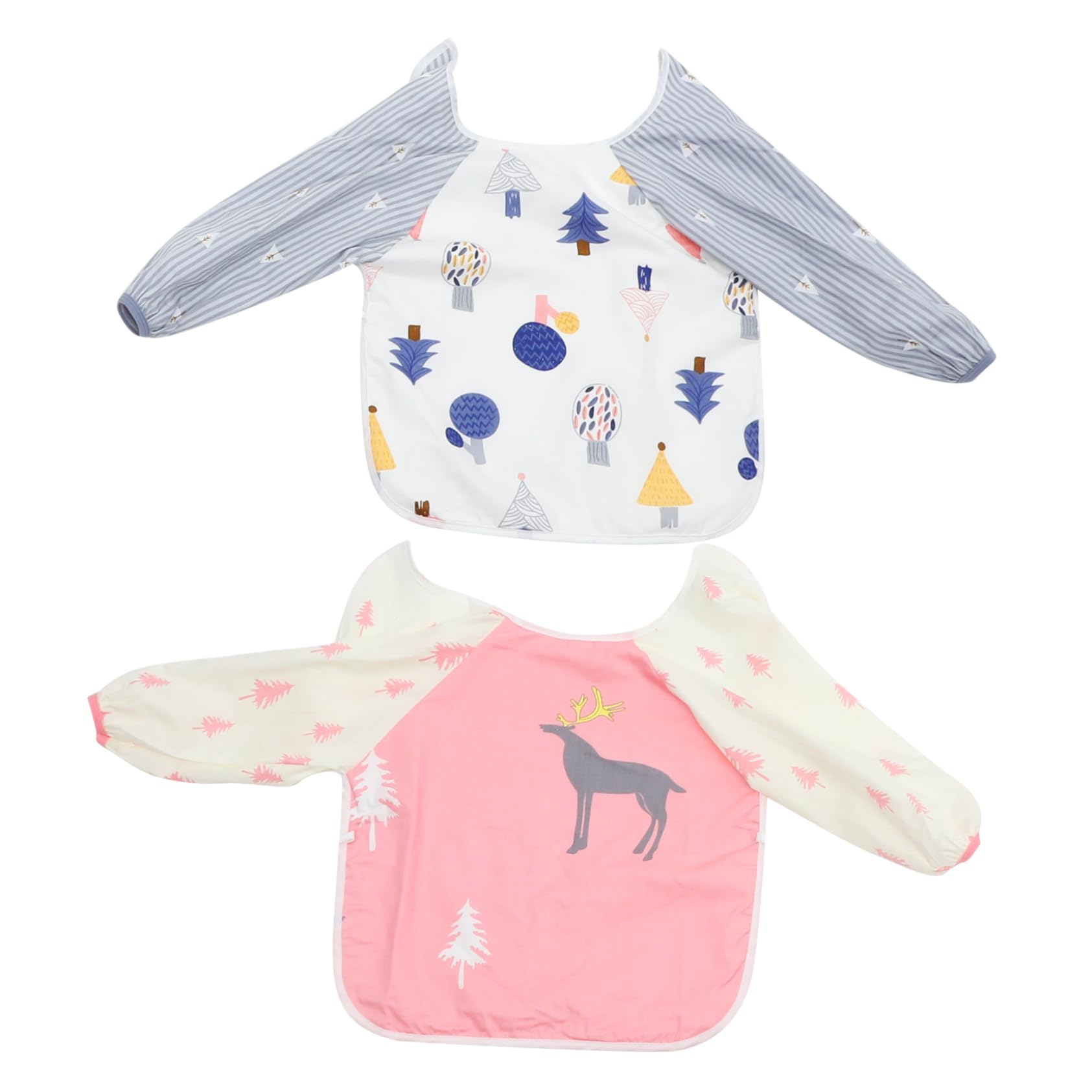 HEMOTON 4 Pezzi Di Grembiule Per Bambini Grembiule Per Bavaglini Bavaglino Per L'Alimentazione Del Bavaglino Da Pranzo Per Bambini Alla Moda