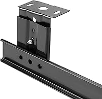 Vista 9 de ZOENHOU 3 pares de bandejas de teclado negras de 14 pulgadas, soporte de rodamiento de bolas de alta resistencia de 22 libras, bandeja