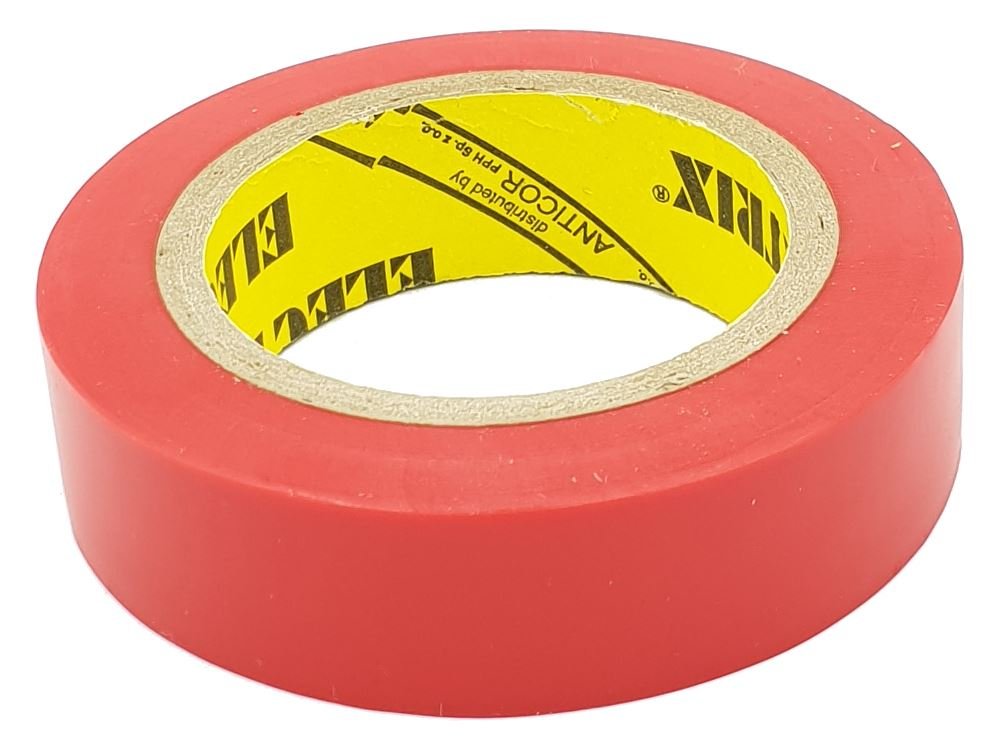 Red Electrical Waterproof Insulation Insulating Tape 15mm x 10m