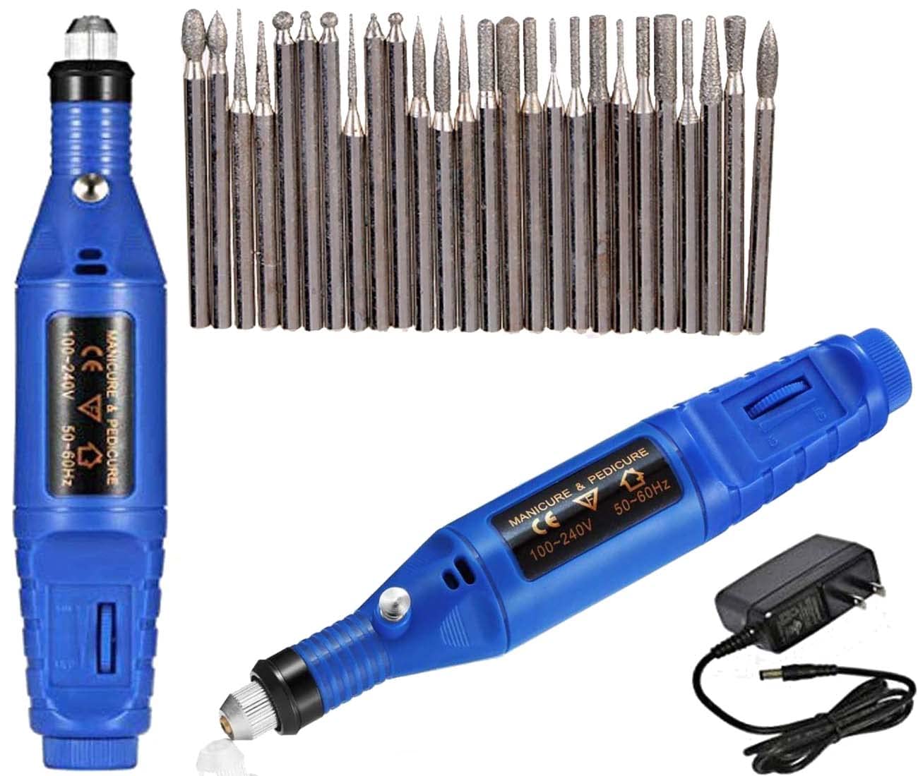 DIY Crafts 4 Sets, Drill Machine + 30x Diamond_Burrs_Adopter_10, Electric Pen Shape Drill Metal Polishing Machine with Adjustable Speed (O (4 Sets, Drill Machine + 30x Diamond_Burrs_Adopter_10) (B09TP33FS5) Amazon Price History, Amazon Price Tracker