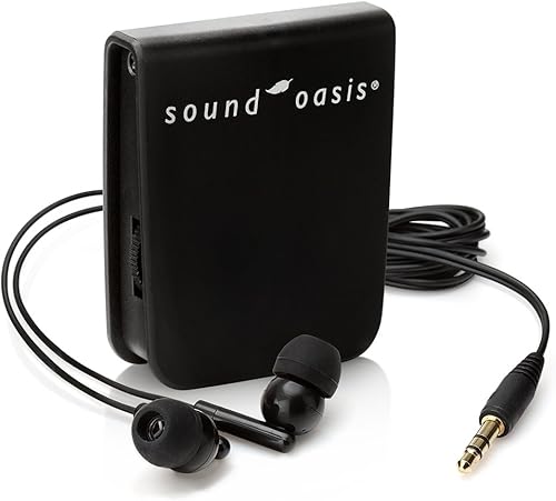 Sound Oasis La máquina de sonido más pequeña del mundo, máquina portátil de ruido blanco, 25 horas continua, relajante, ruido blanco sin bucle, 10