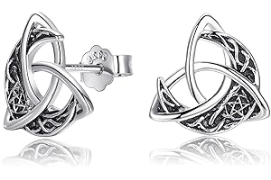 Sacred Celtic Knot Stud Earrings