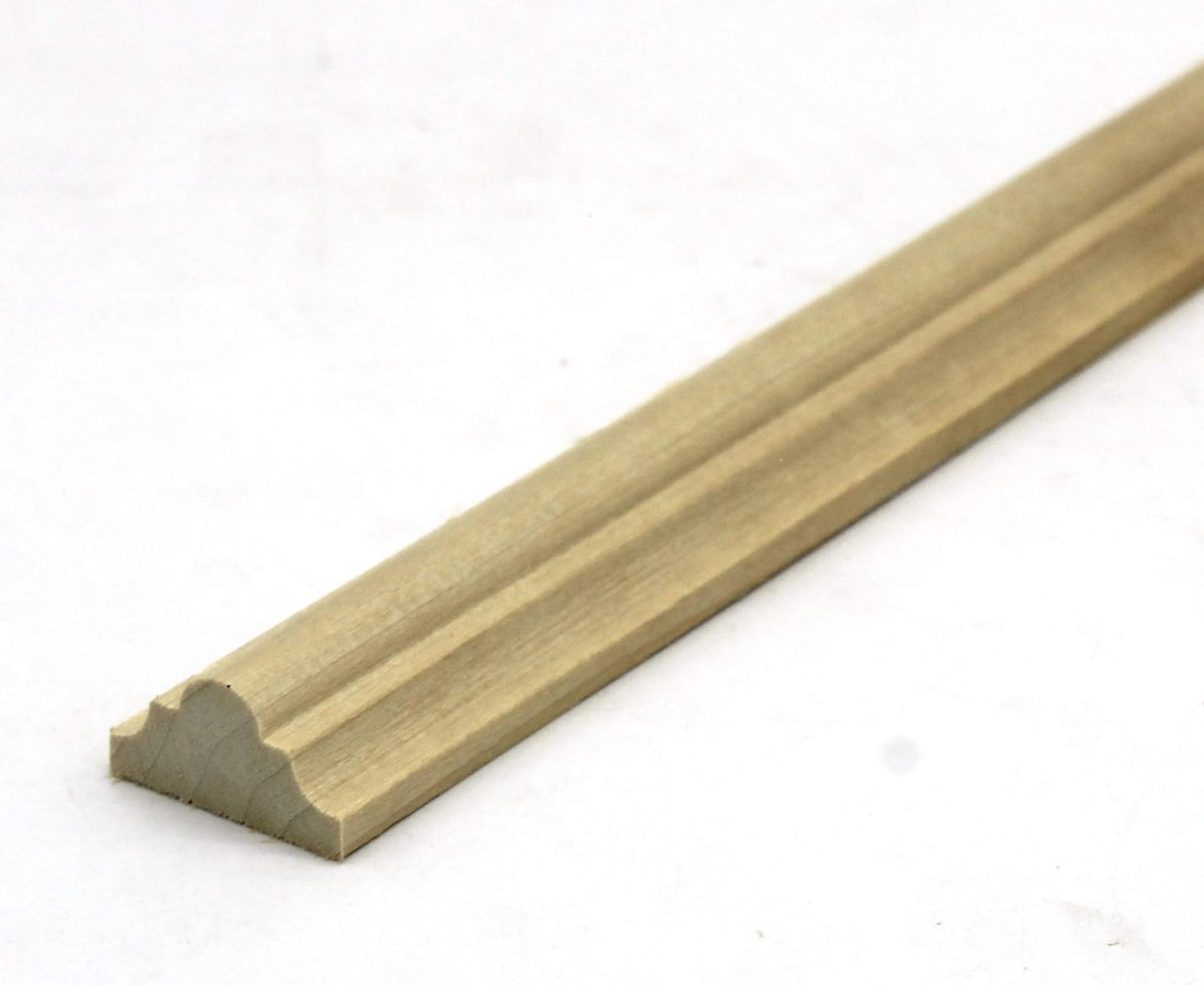 1/2" x 1" Poplar (Paint Grade) Hardwood Panel Molding, Decorative Trim (10, 3 ft.)