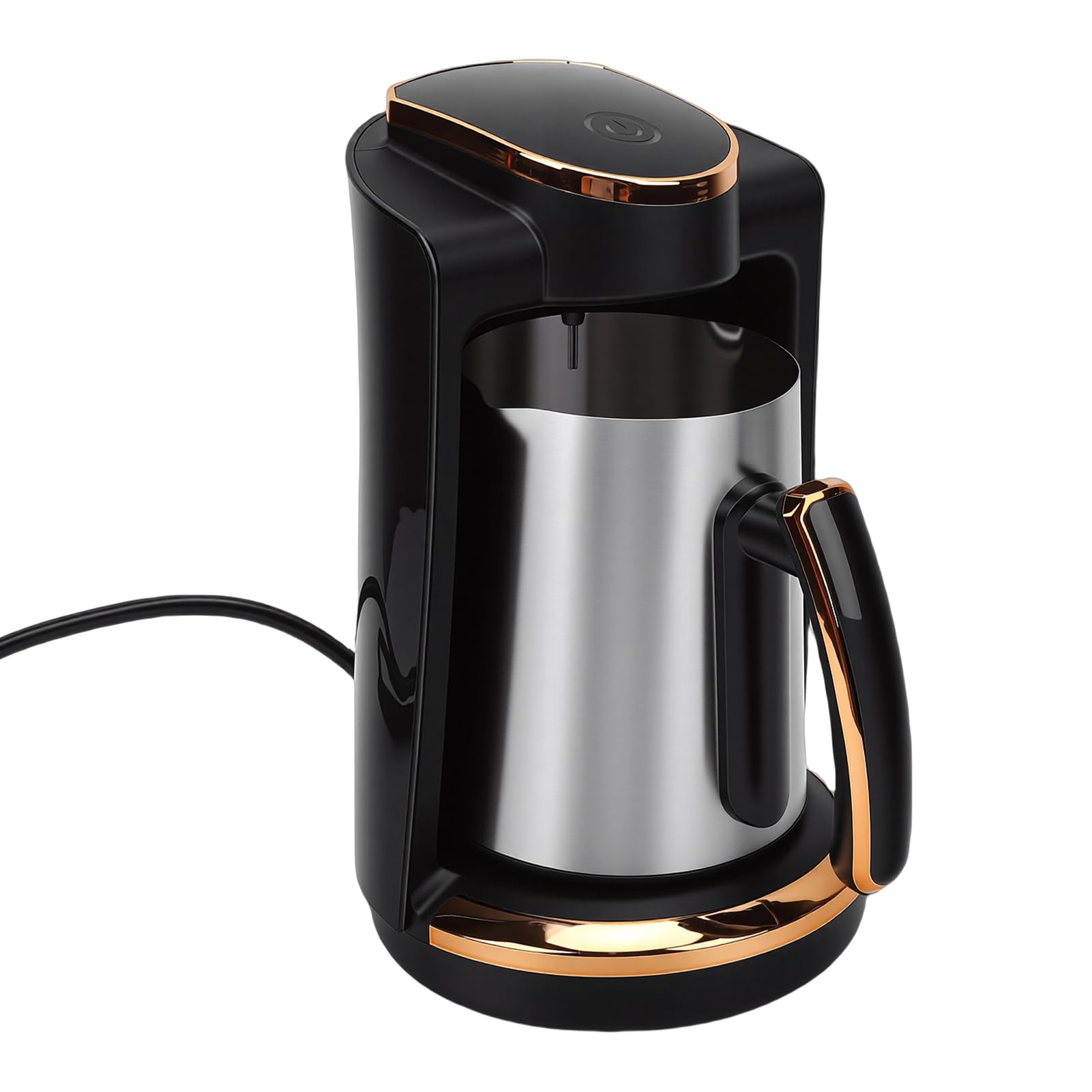 Macchina per caffè Turco, Macchina per caffè Turco Portatile Compatta da 550 W a Riscaldamento Rapido Capacità di Tazza Singola da 250 Ml con per Viaggi in Campeggio (2)