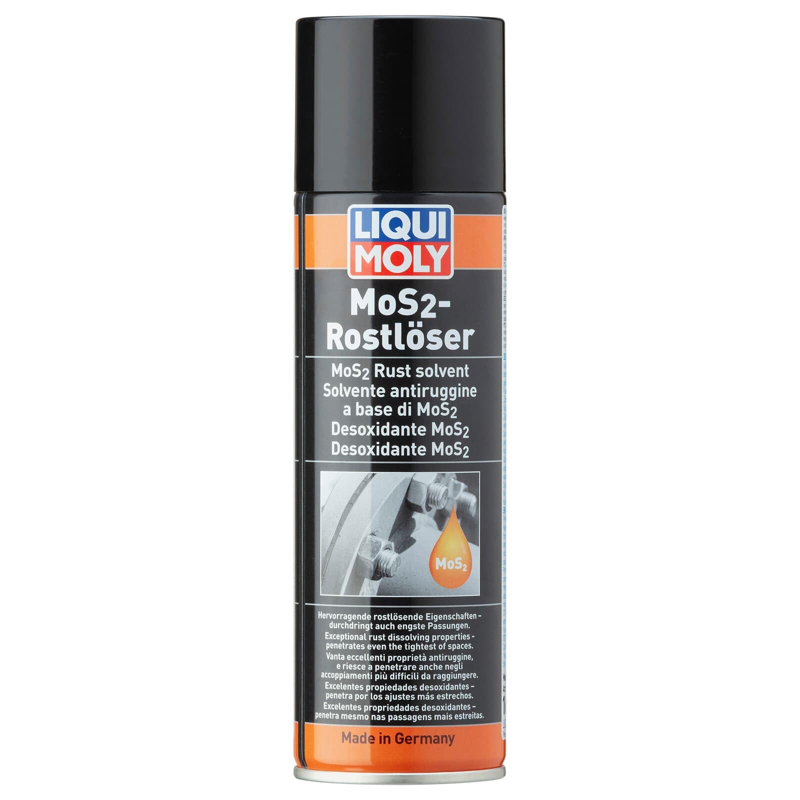 LIQUI MOLY MoS2-Rostlöser | 300 ml | Korrosionsschutz | Rostlöser | Art.-Nr.: 1614, farblos