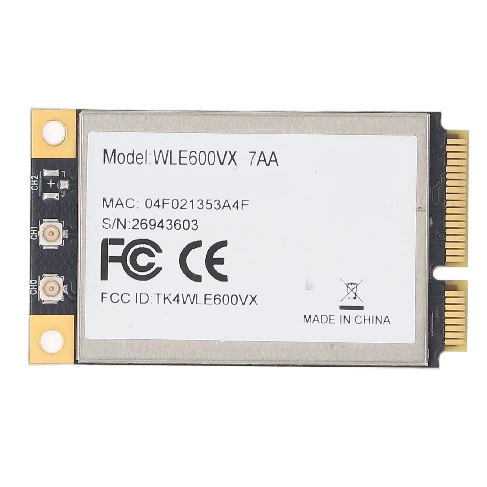 WLE600VX QCA9882 Wireless Card, Dual Band 2.4GHz 5GHz WiFi Module with 867Mbps Speed 80MHz Bandwidth, for Industrial Grade Wireless Router AP-image-3