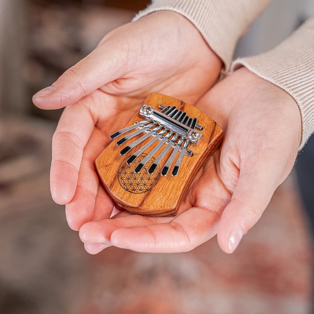 Meinl Sonic Energy KL802FOL Mini kalimba + keepdrum ściereczka z mikrofibry