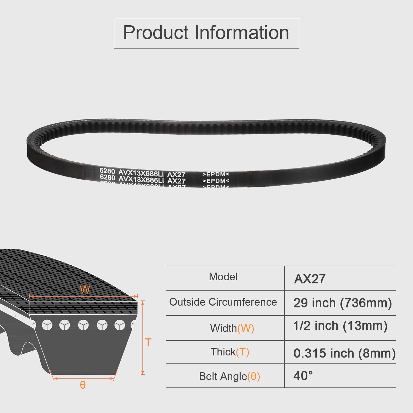 EPDM V-Belt - Industrial Drive Belts -2