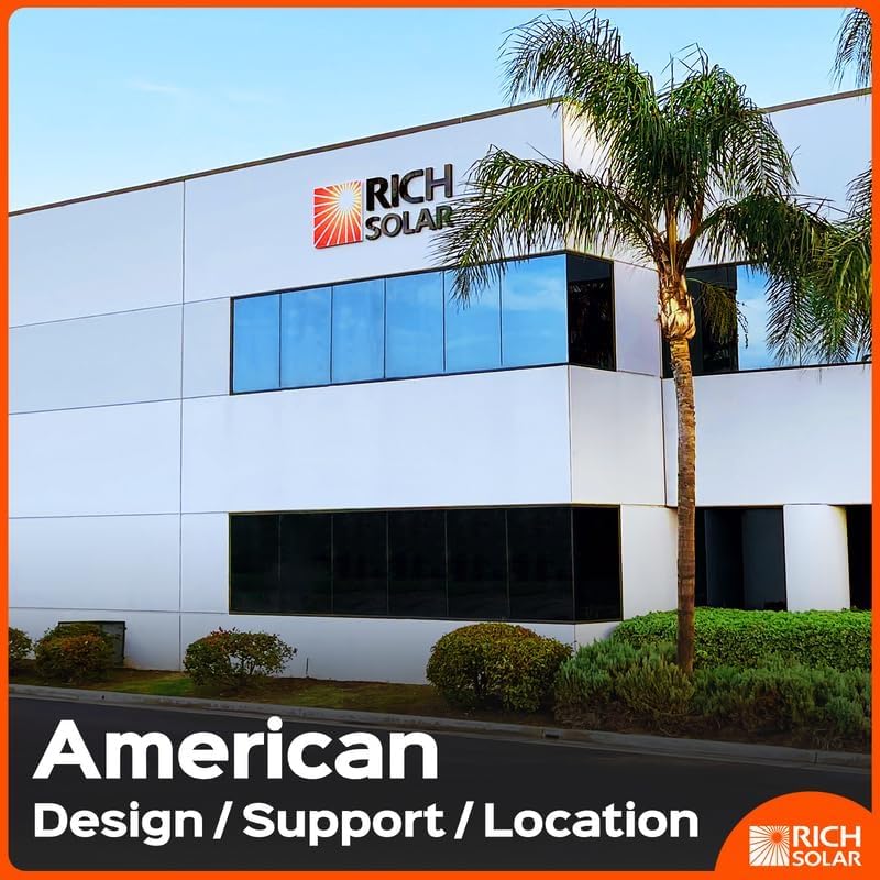 Miniatura 7 de RICH SOLAR Soporte de montaje en panel solar Z para techo de RV, barco, juego de 4 unidades