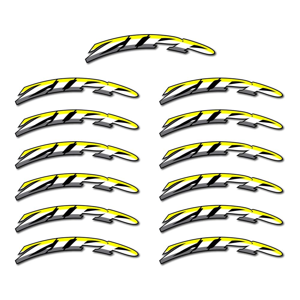 Pegatinas para llanta de bici carretera perfil 50mm compatibles con ruedas Zipp