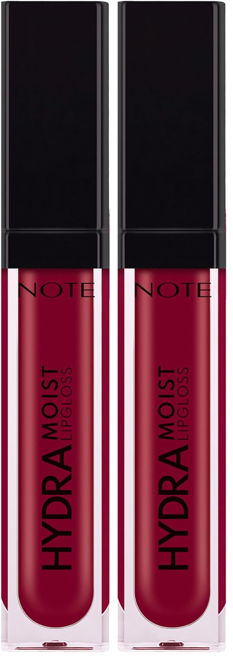 Note Cosmetics Hydramoist Lipgloss 10 Love Whisper Nemlendirici Dudak Parlatıcısı, Bordo (2 paketi)