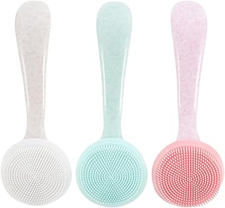 TEHAUX 3pcs Silicone Facial Cleansing Brush M...