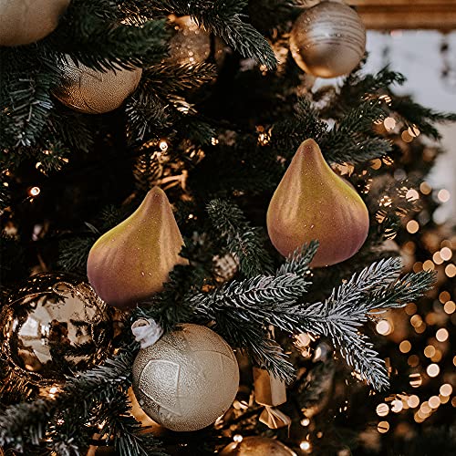 Luckforest 6Pcs Artificial Fig Lifelike Simulation Fig Fake Fruit For Home Kitchen Cabinet Decoration Photography Props Table Decoration #TOP3