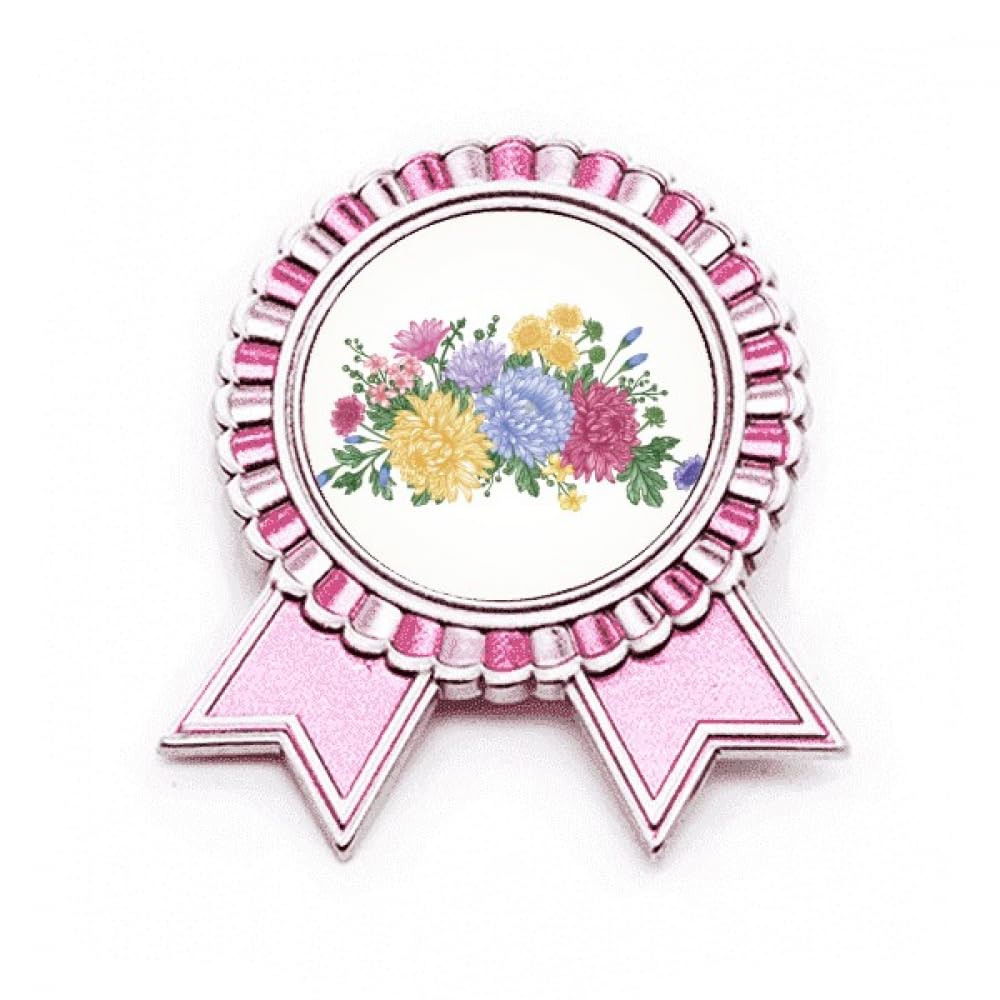 Broche fleur de chrysanthème pour accessoiriser une robe de cocktail