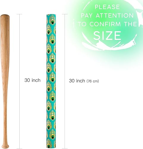 Miniatura 82 de WRAPAHOLIC Papel de regalo reversible a cuadros, mini rollo, 17 pulgadas x 33 pies, papel de regalo de Navidad a cuadros rojos y negros para 2-Rojo