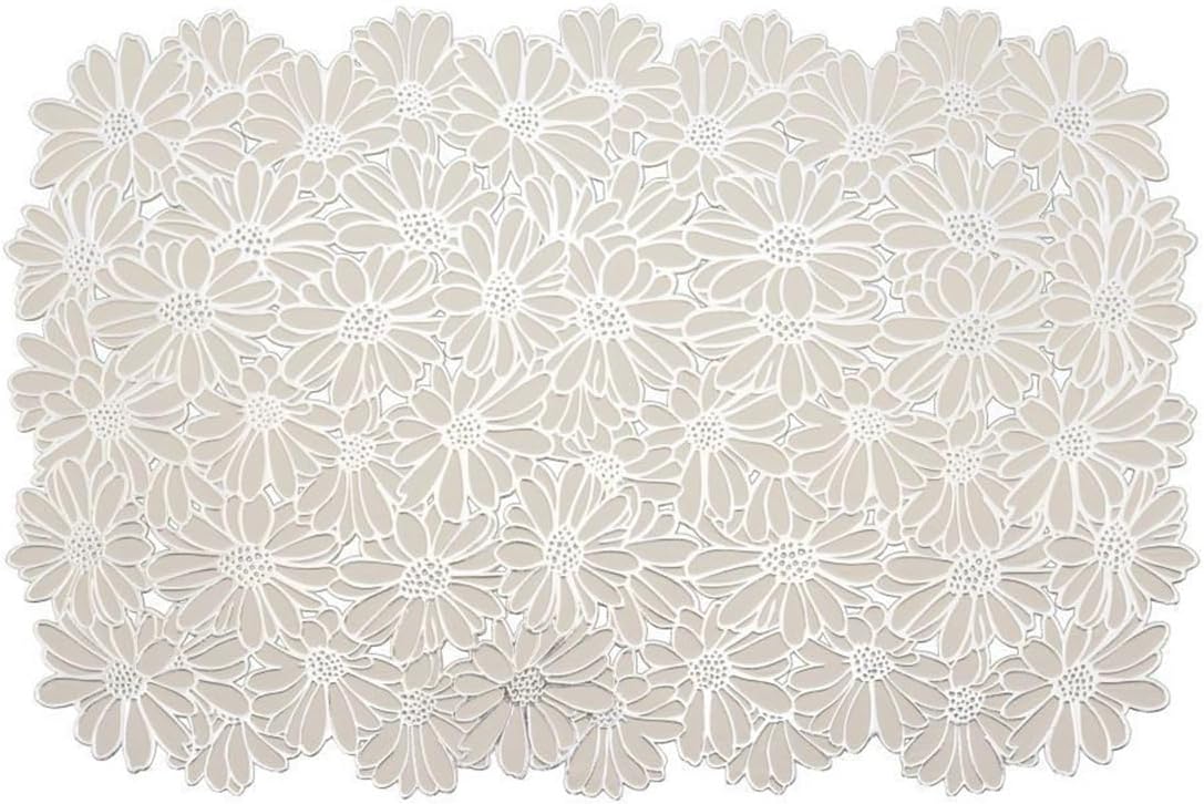 Placemats Heat Insulation Table Mats Waterproof Oil Flower Western for Kitchen Dining Room