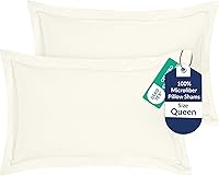 Vista 77 de Royale Linens Paquete de 2 fundas de almohada tamaño Queen de 20 x 30 pulgadas, microfibra cepillada de 1800, fundas de almohada de cama