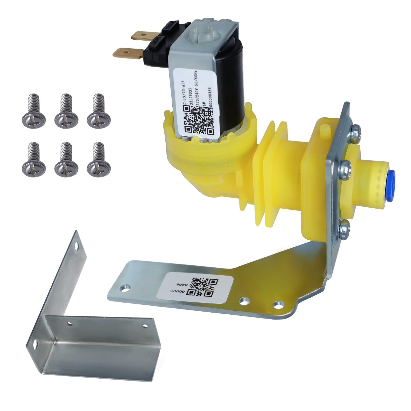 000009121 Ice Machine Water Inlet Valve Kit Compatible with Manitowoc Ice Machines, Replacement Part 000008486, IH9121