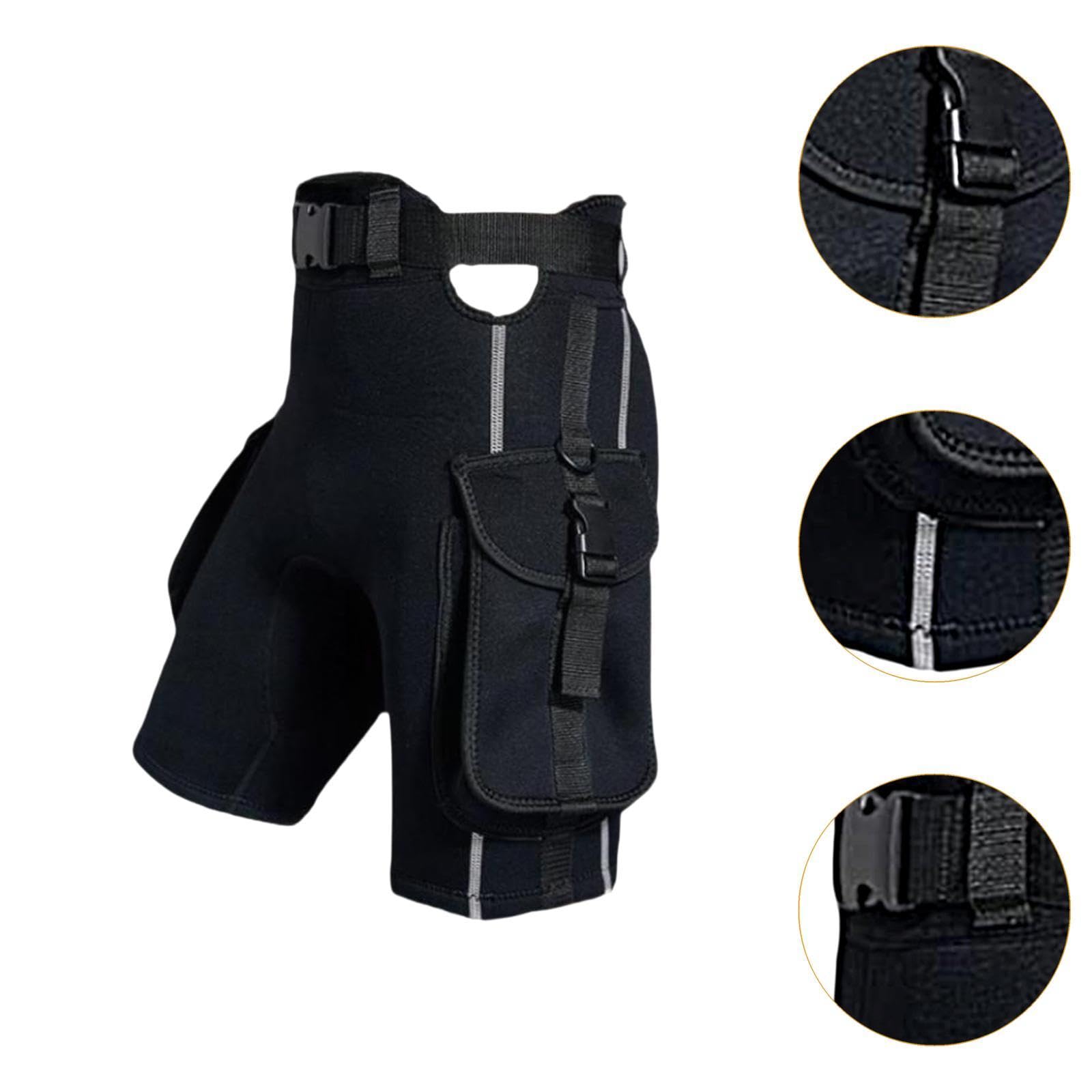 LOVIVER Tauchshorts Neoprenanzüge Hosen Neoprenzubehör Verstellbarer Hüftgurt Bademode Herren Tauchhosen für Tauchwassersport