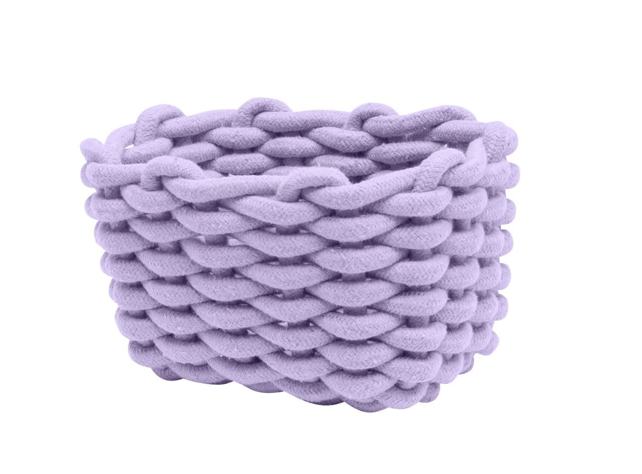 TOM TAILOR Aufbewahrungskorb-Set Lilac, 3 TLG. Größen S, M und L Lila - Flieder