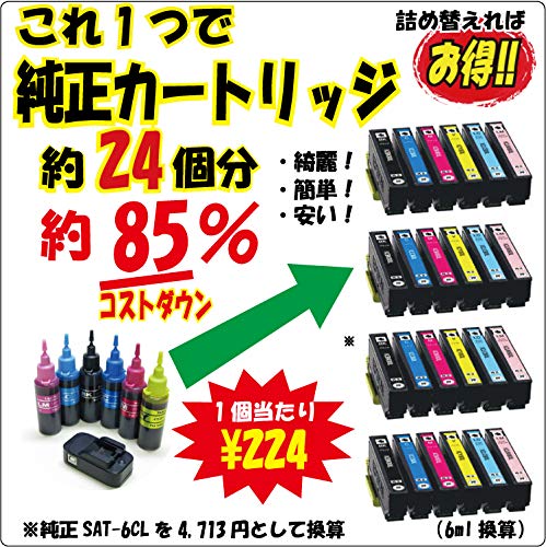 Amazon.co.jp: (ZCESAT6-RST)ゼクーカラー | 互換品(エプソン epson