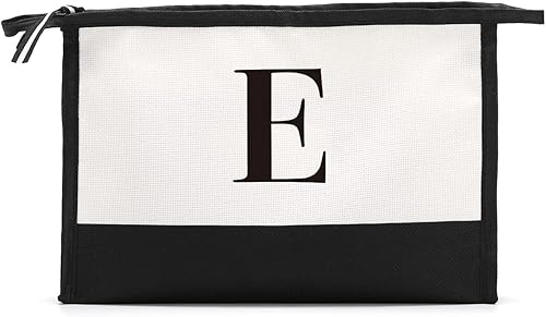 Vista 48 de Monogrammed for Women Initial bridesmaid gifts, Personalized monogram Monogram Cosmetic Bag,Travel Makeup Bag Suitable for Wedding weekend Beach