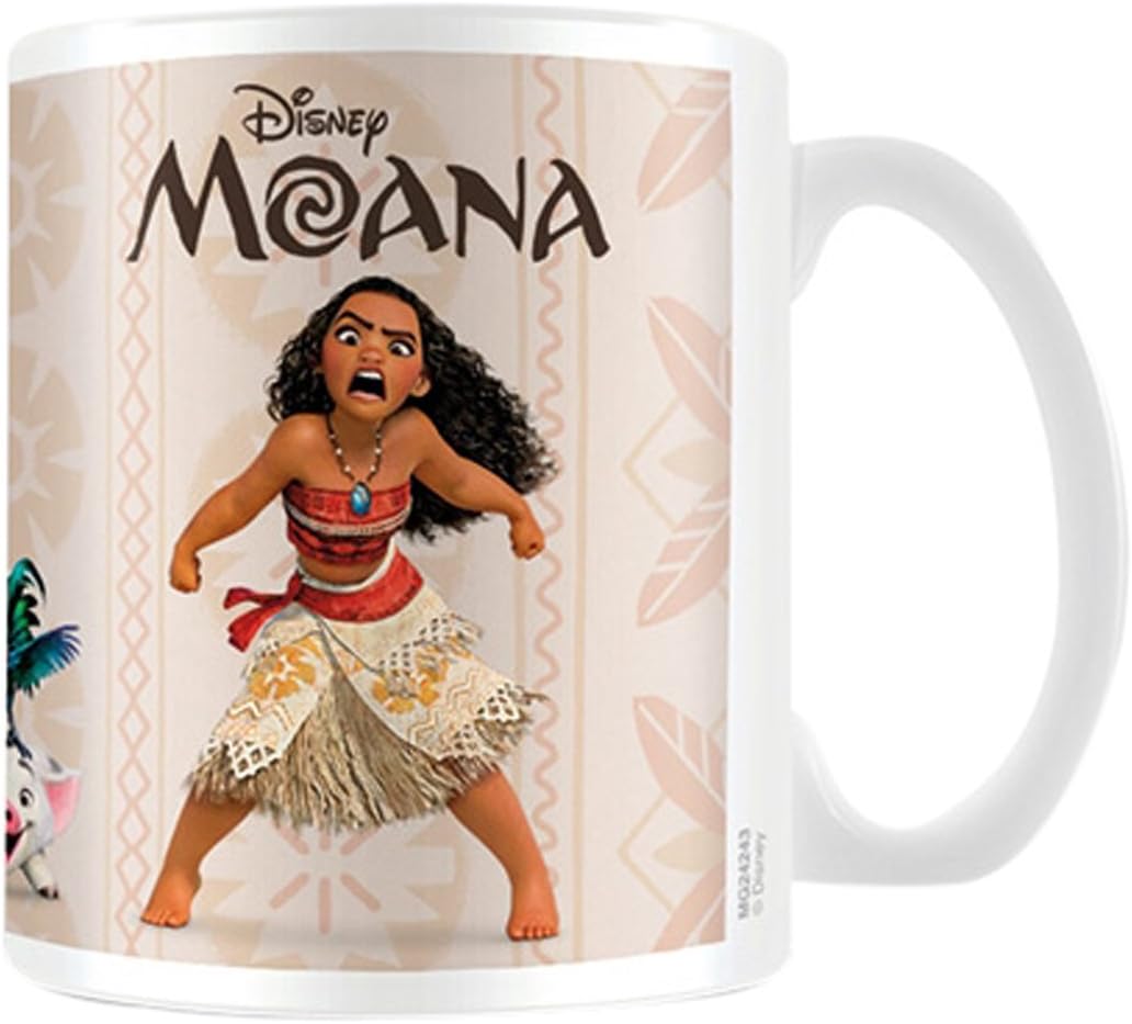 Moana Characters Ceramic Mug, Multi-Colour, 7.9 x 11 x 9.3 cm