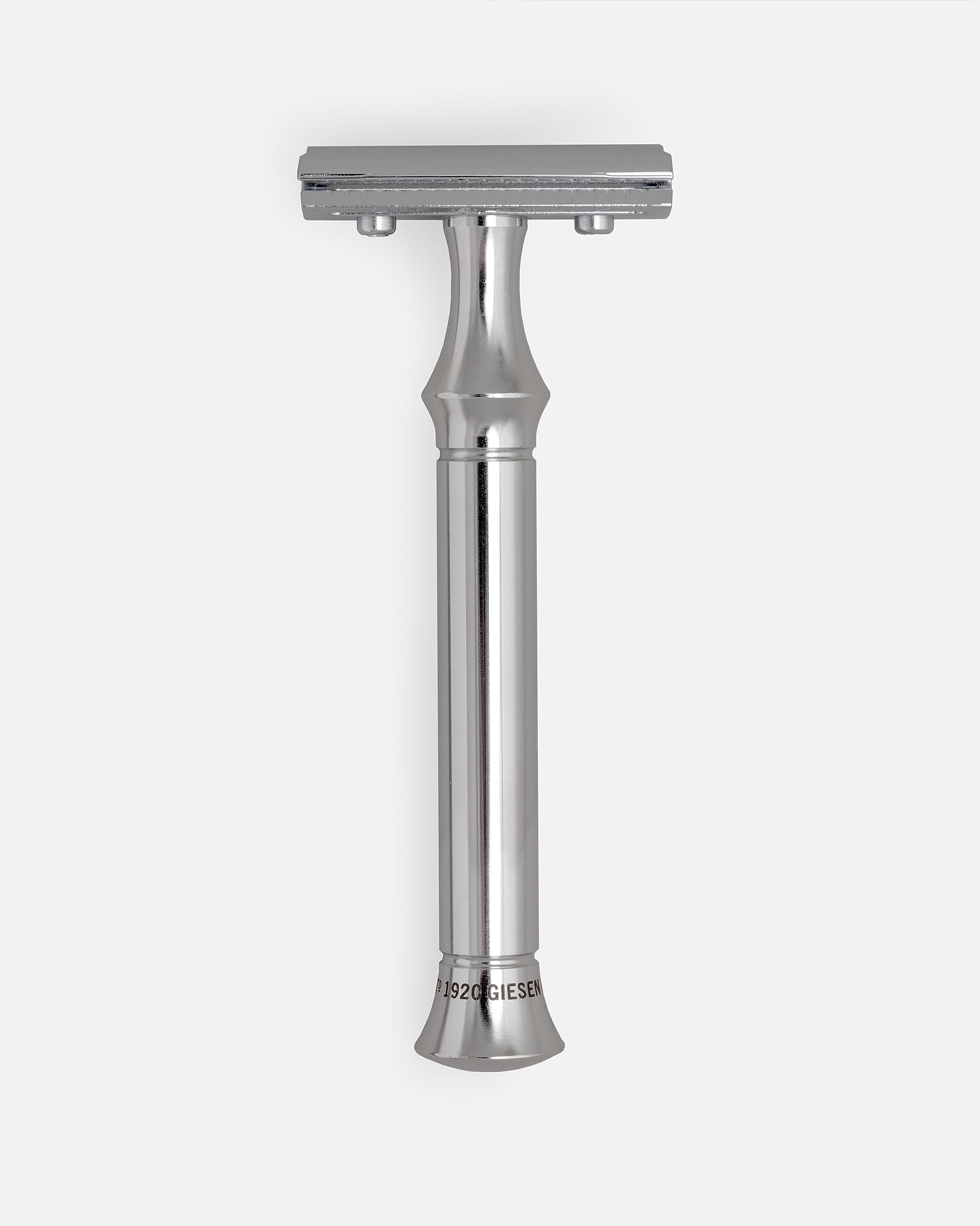 G&F Timor® Rasierhobel 1920 mit langem Edelstahlgriff 100 mm, geschlossener Kamm