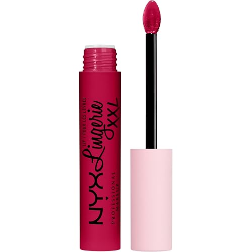 NYX PROFESSIONAL MAKEUP Lip Lingerie XXL Matte Liquid Lipstick - Stamina (Blue Red)