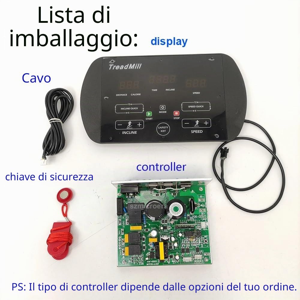 Scheda di Circuito Controller Universale for Tapis roulant 1-2,0 HP 1-4,0 HP Motore CC 90 V-260 V Display Console Tapis roulant