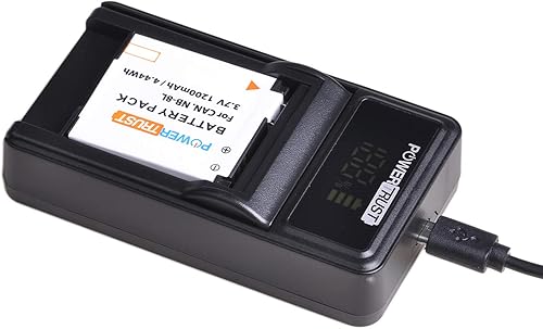 Miniatura 3 de Paquete de 2 baterías NB-8L NB8L y cargador USB LED para Canon PowerShot A2200 A3000 es A3100 es A3150 es A3200 es A3300 es A3350 es