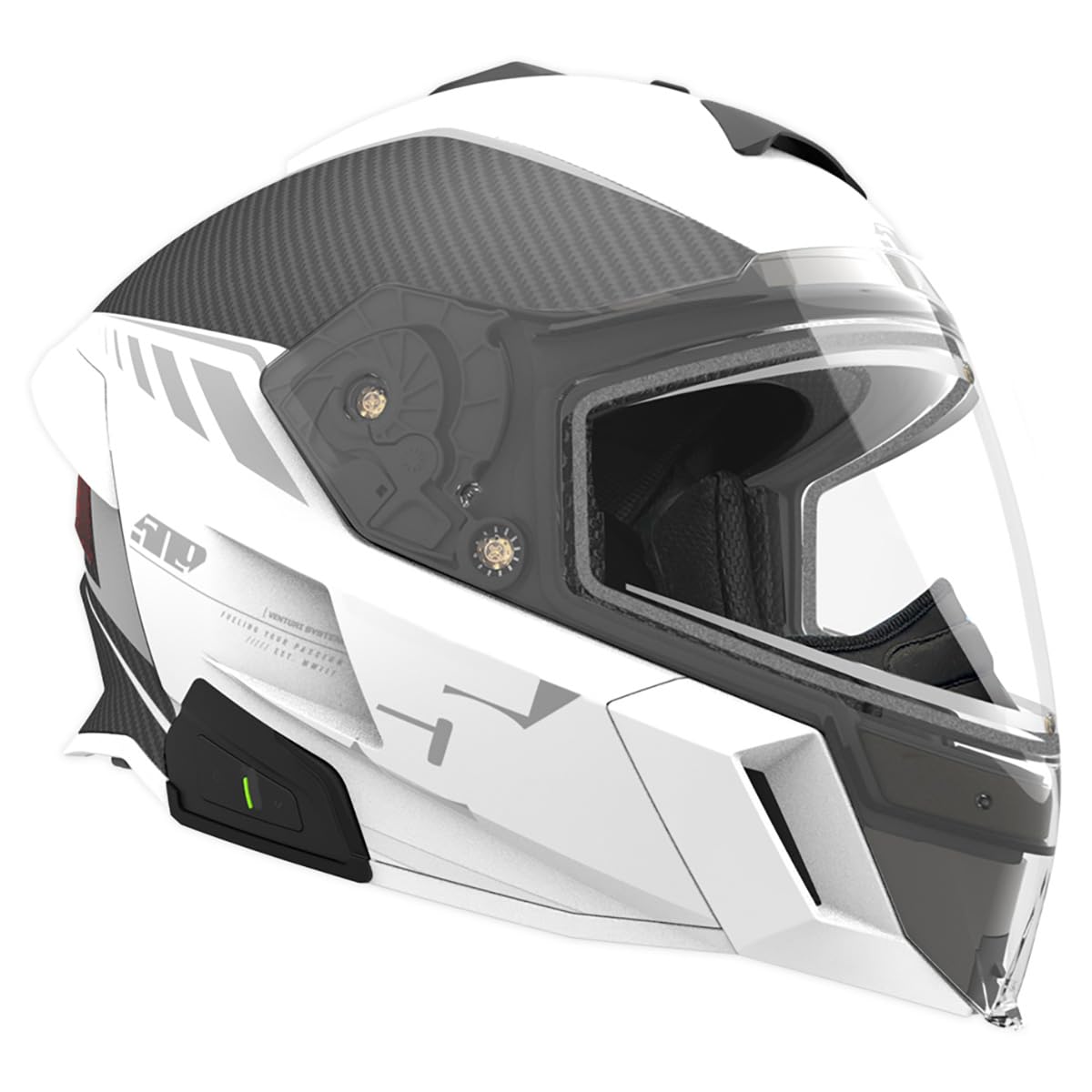 509 Delta V Carbon Commander Snowmobile Helmet