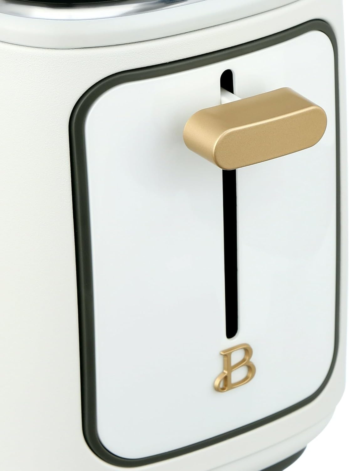 Beautiful Drew Barrymore 2 Slice Toaster, Touch-Activated Display, White Icing